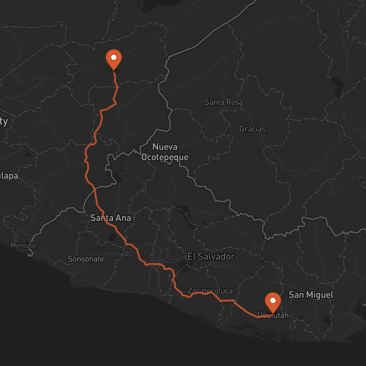 Ruta Usulután - Zacapa