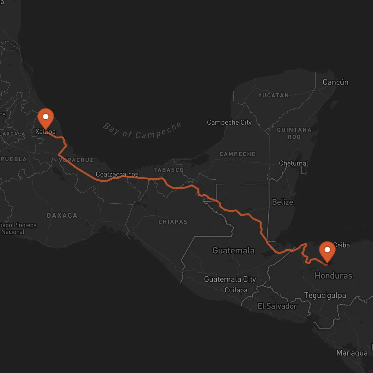 Ruta Yoro - Xalapa